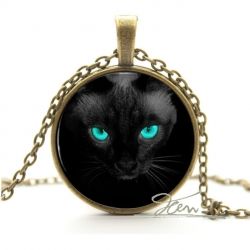 Купить объемные кулоны Чёрный кот оптом | Заказать кулон объемный Чёрный кот в магазине Fen-Shy.ru