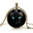 Объемный кулон Чёрный кот